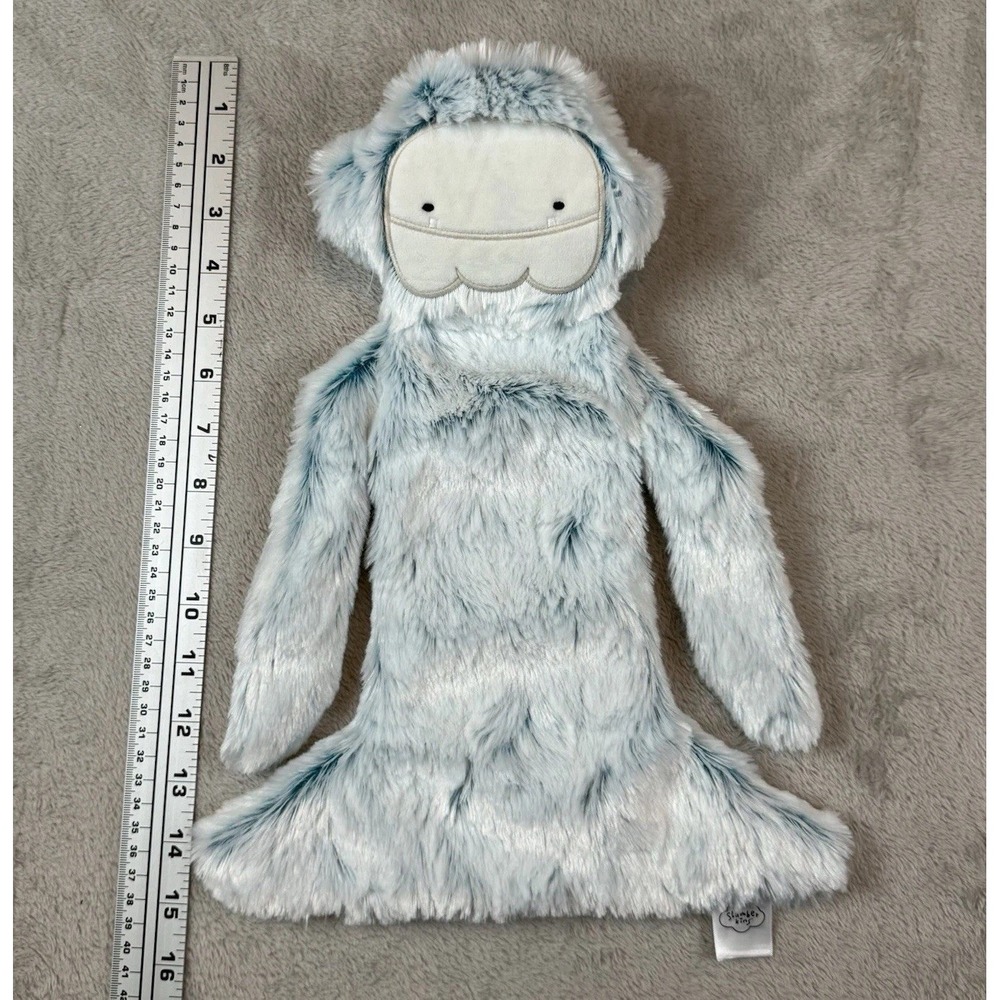 Slumberkins Yeti Ice Blue Baby Plush Toy Lovey Blankie Snuggler 15" Retired Rare
